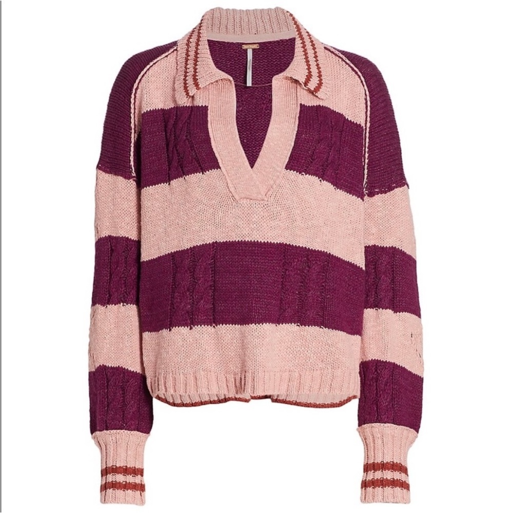 Free People Striped Sweater
